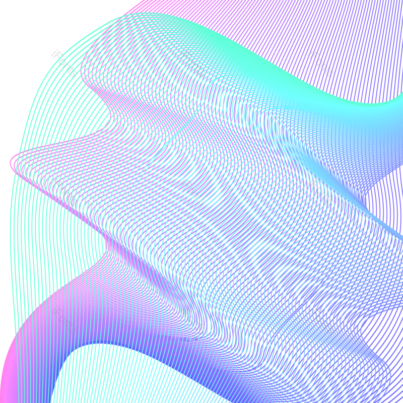 线条图片,618元素,线条素材PNG,炫彩免抠素材